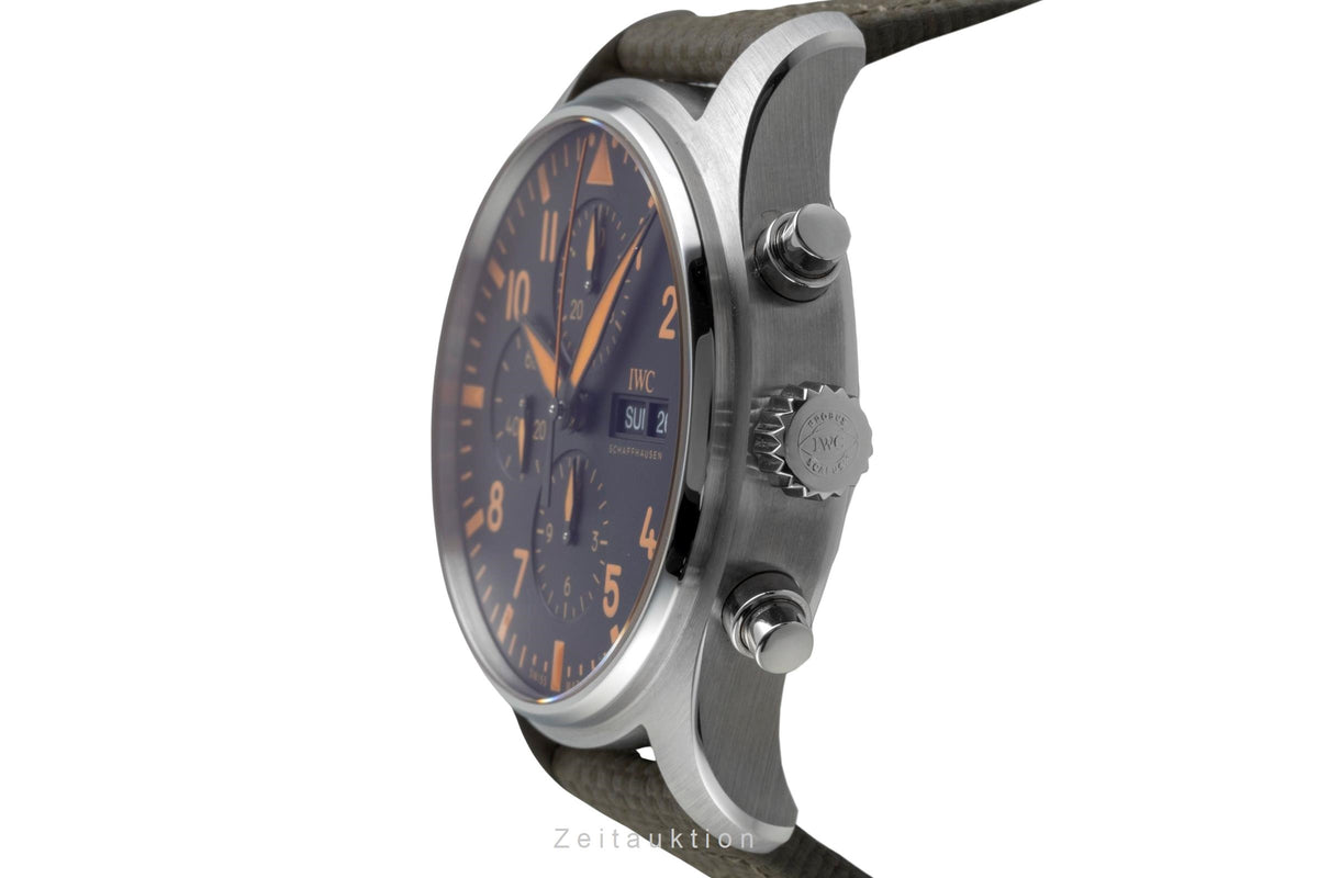 IWC Fliegerchronograph acero automático reloj para caballeros IW377730  [2605760]