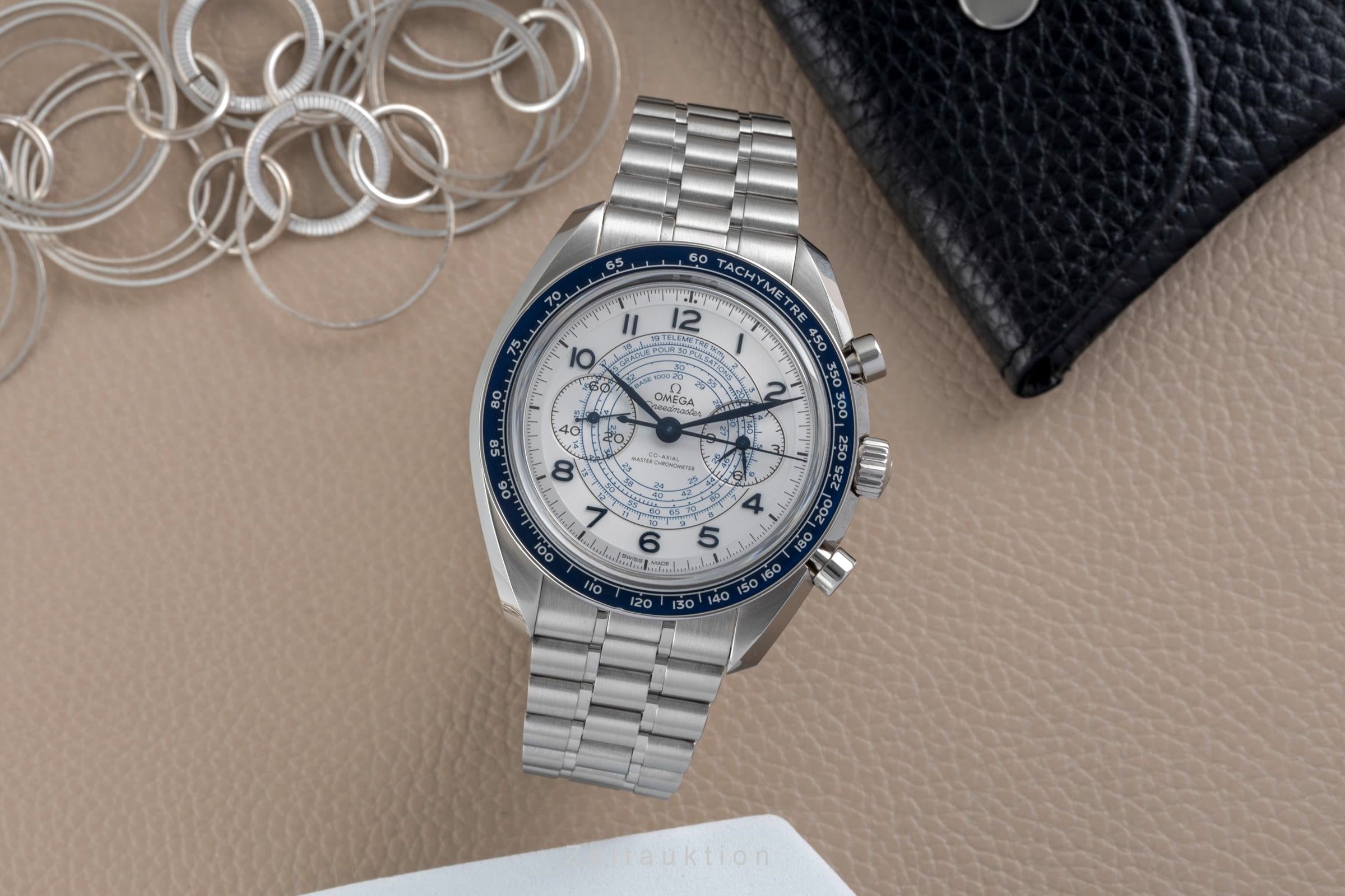 Omega Speedmaster chronograph steel manual winding Kal. 9908 Ref