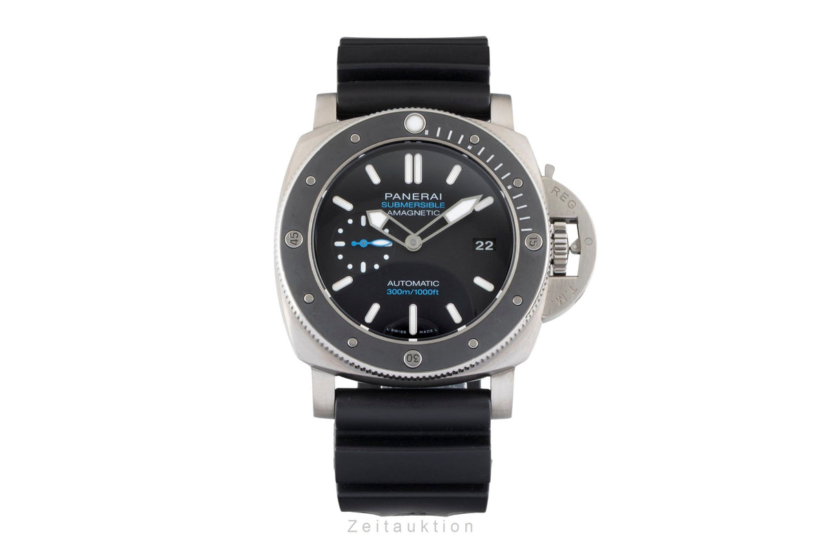 Panerai Luminor Submersible 47 Amagnetic 3 Days Automatik Titan PAM01389 B&P [2605763]