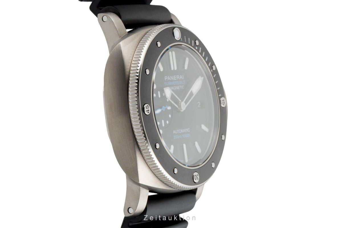 Panerai Luminor Submersible 47 Amagnetic 3 Days Automatik Titan PAM01389 B&P [2605763]