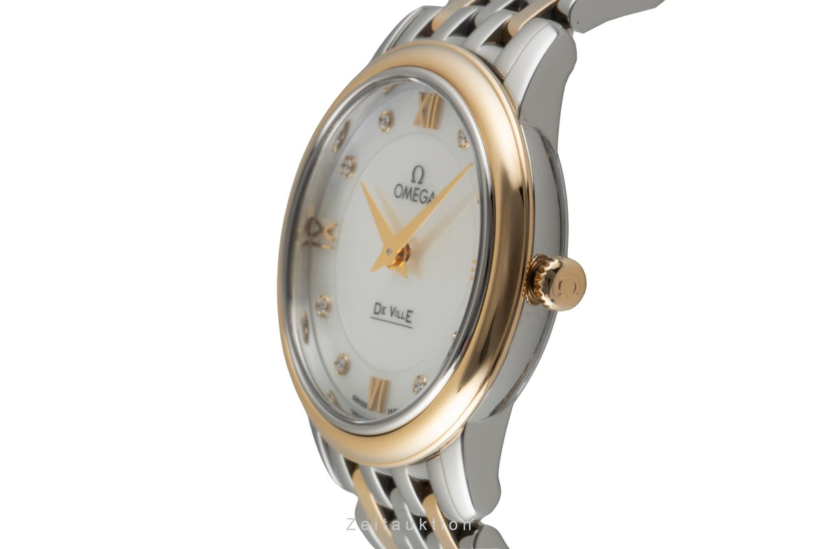 Omega De Ville acero / oro cuarzo reloj para damas  424.20.27.60.55.001  [2605764]