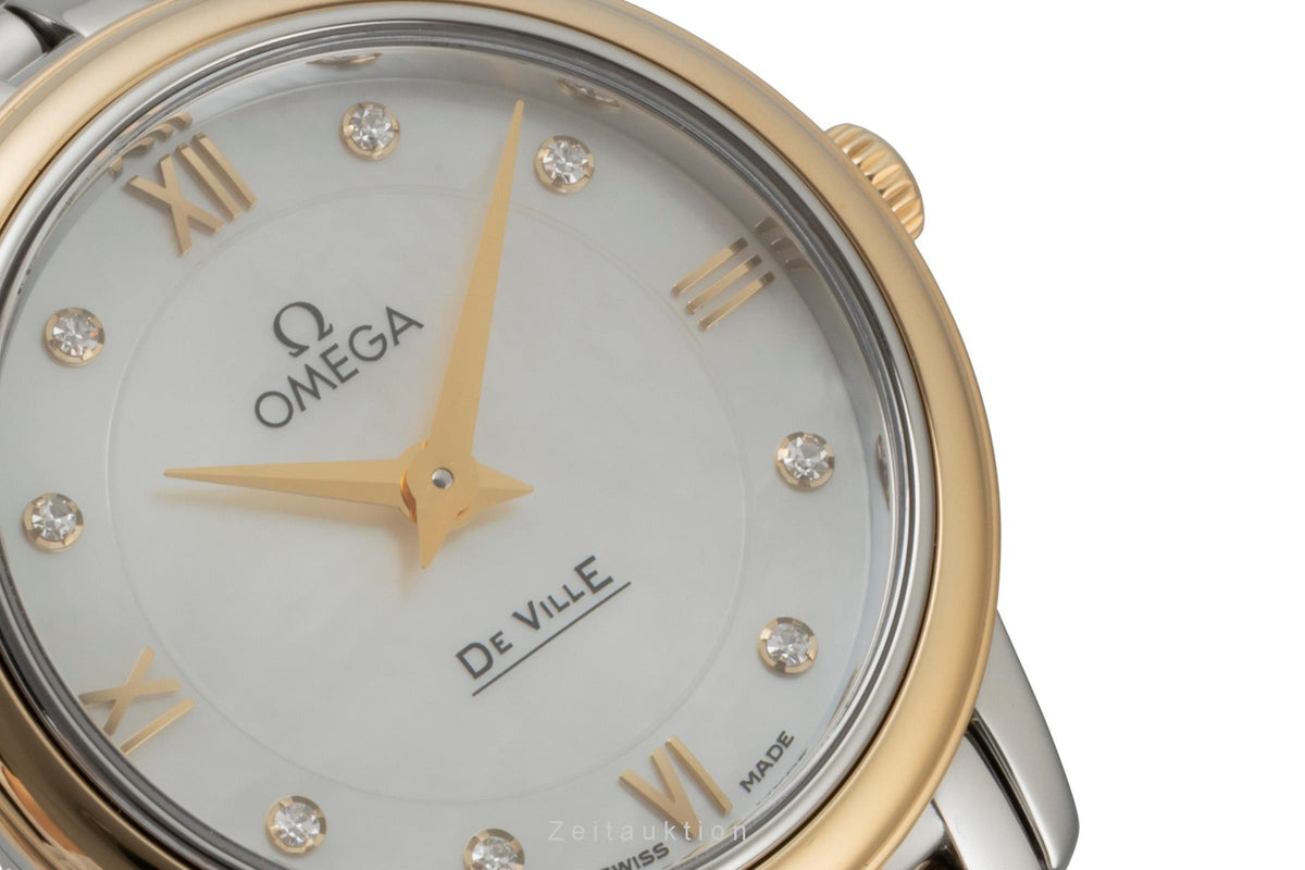 Omega De Ville acero / oro cuarzo reloj para damas  424.20.27.60.55.001  [2605764]