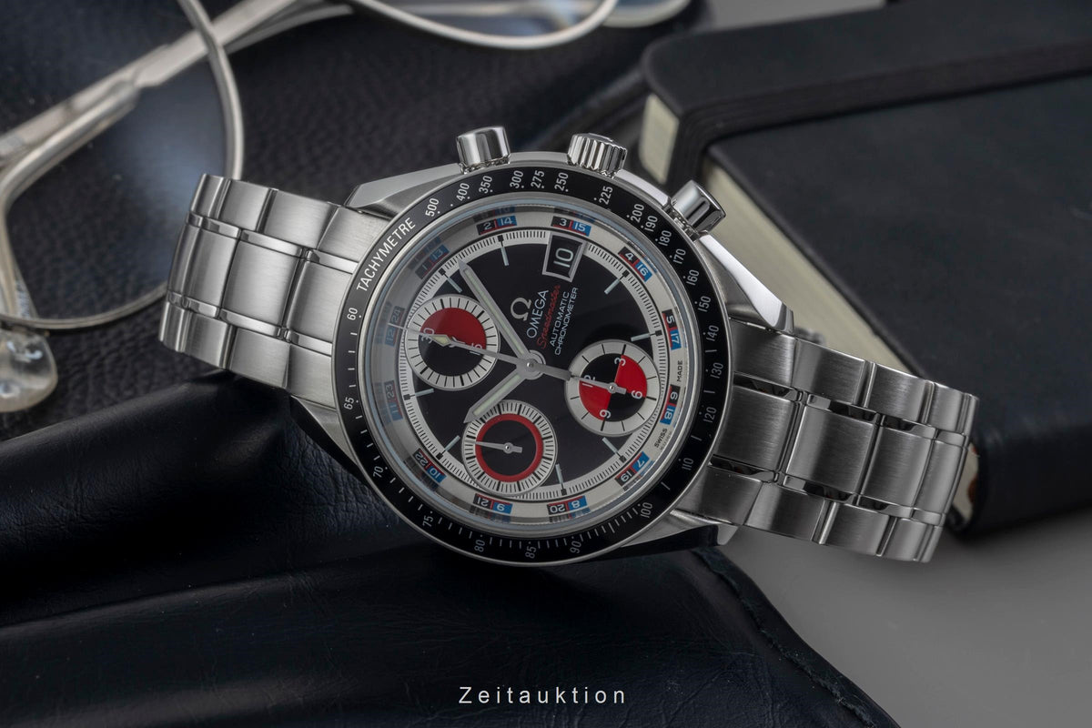 Omega Speedmaster chronograph steel automatic men's watch 3210.52.00, 178.0055  [2605767]