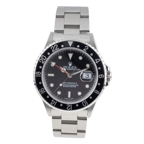 Rolex GMT-Master II steel automatic men's watch 16710  [2605769]