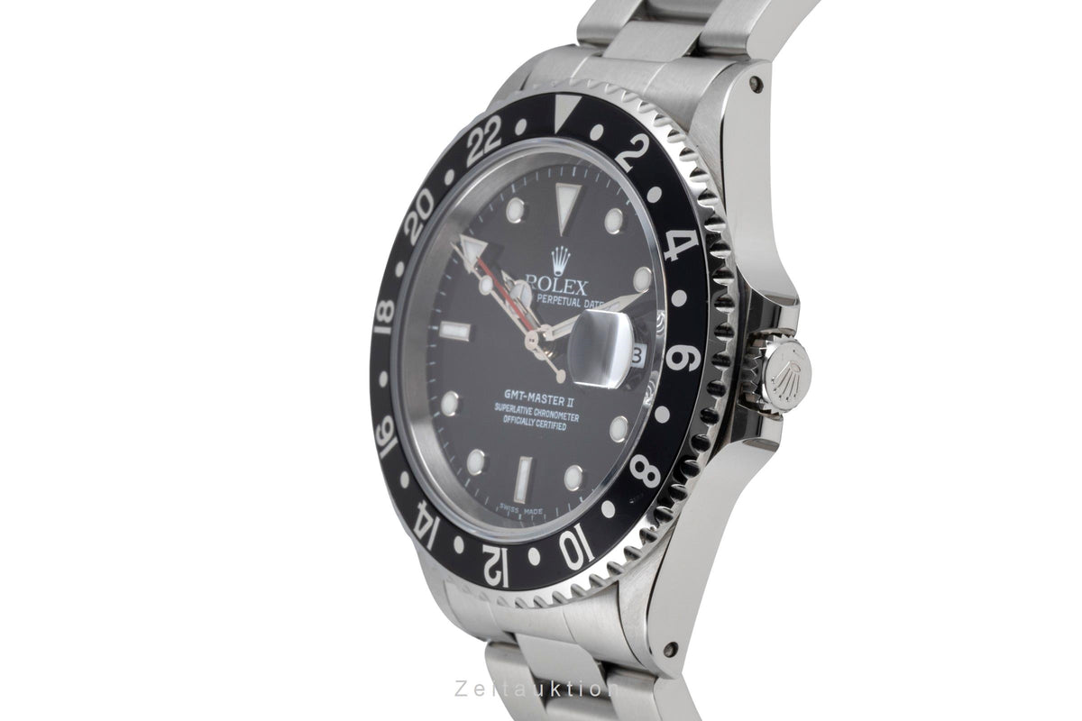 Rolex GMT-Master II steel automatic men's watch 16710  [2605769]
