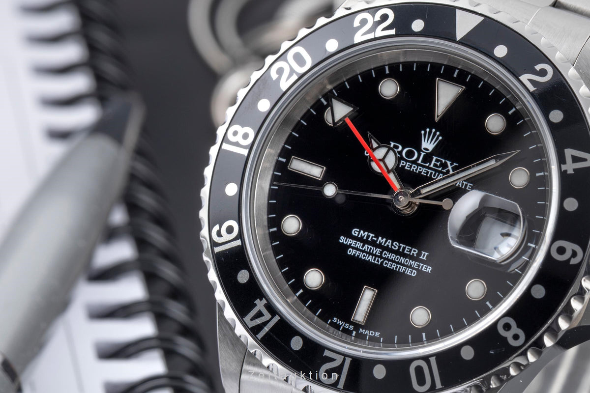 Rolex GMT-Master II steel automatic men's watch 16710  [2605769]