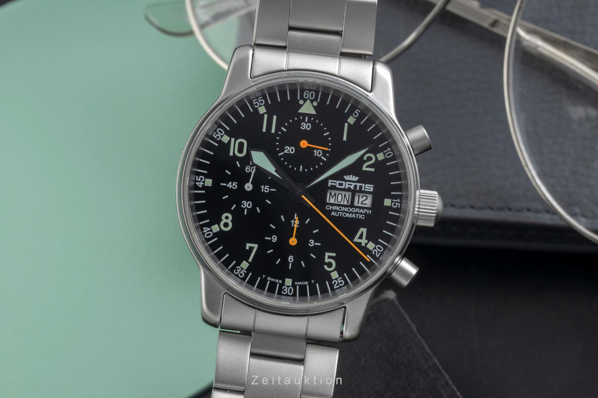 Fortis Flieger Chronograph chronograph steel automatic men's watch 597.10.141  [2605773]