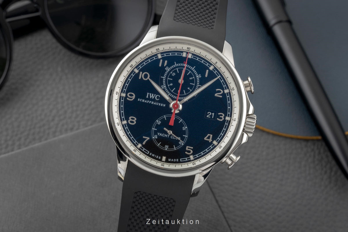 IWC Yachtclub chronographe acier automatique montre pour hommes IW390204 LP: 12900EUR  [2605776]