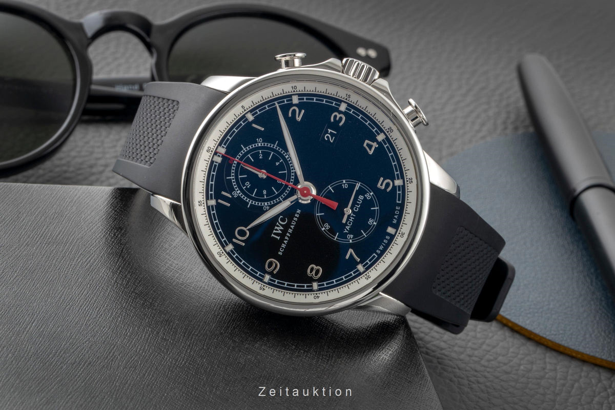 IWC Yachtclub chronographe acier automatique montre pour hommes IW390204 LP: 12900EUR  [2605776]
