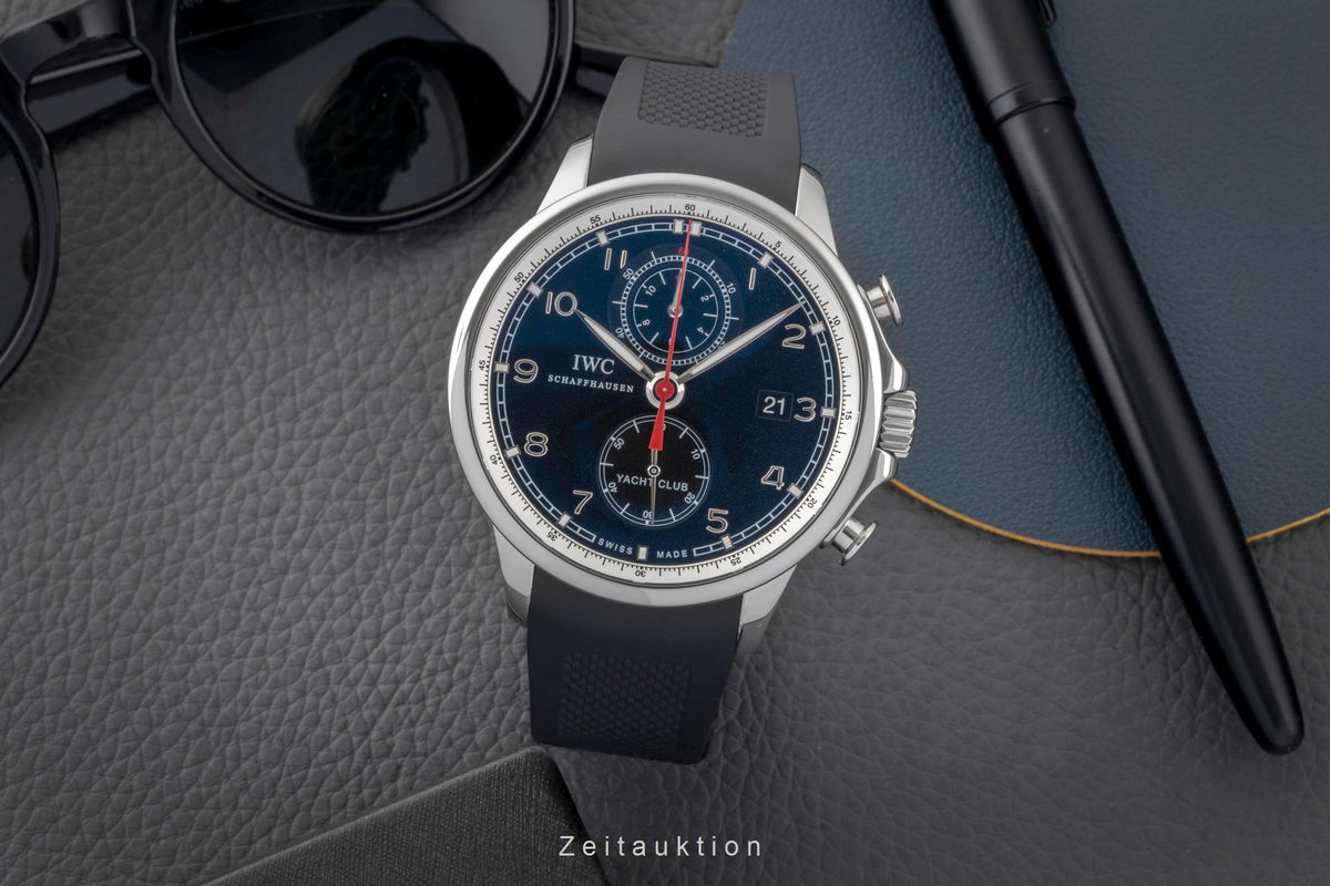 IWC Yachtclub chronographe acier automatique montre pour hommes IW390204 LP: 12900EUR  [2605776]