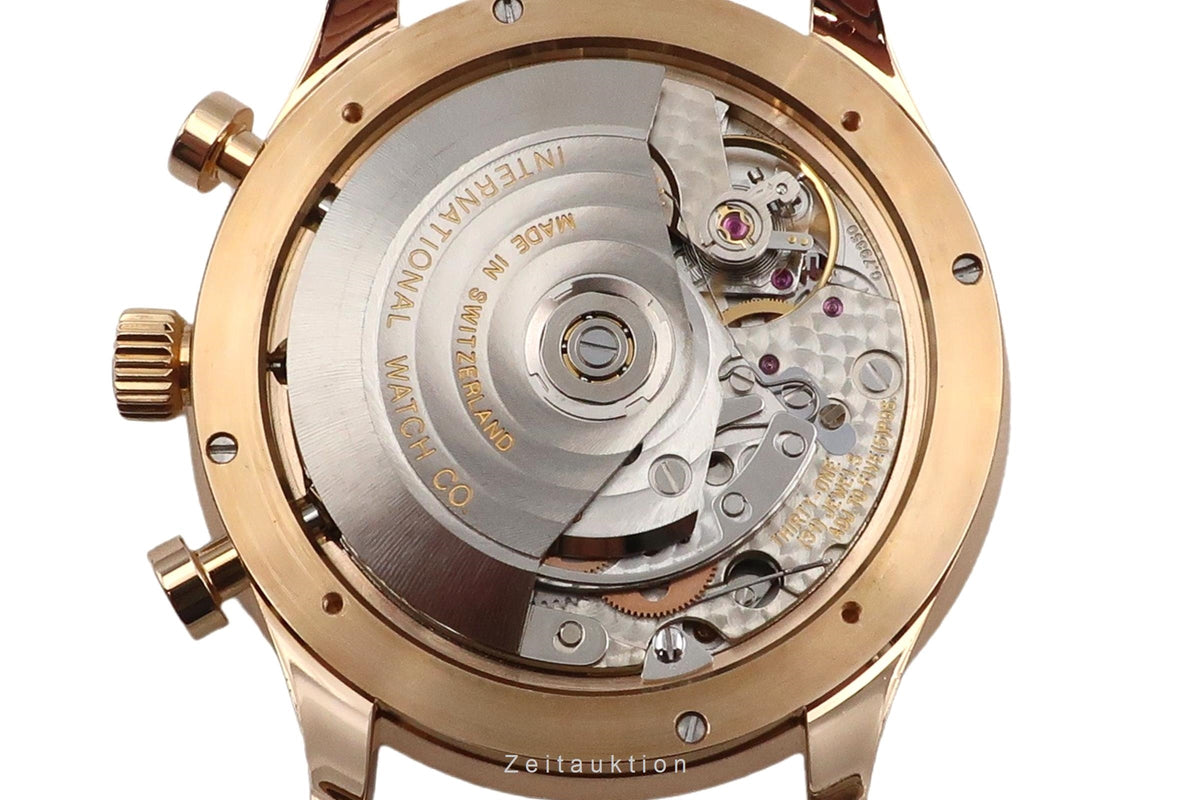 IWC Portugieser chronographe or 18 ct automatique montre pour hommes IW371415 LP: 25400EUR  [2605777]
