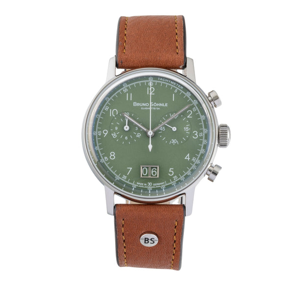 Bruno Söhnle Glashütte Bergamo Chronograph Stahl Quarz Herrenuhr 17-13237-431  [2605780]