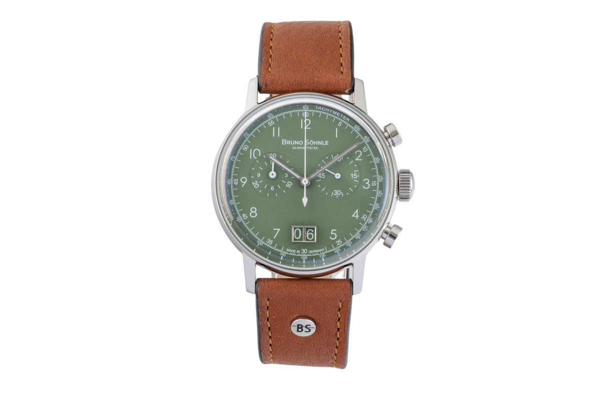 Bruno Söhnle Glashütte Bergamo Chronograph Stahl Quarz Herrenuhr 17-13237-431  [2605780]