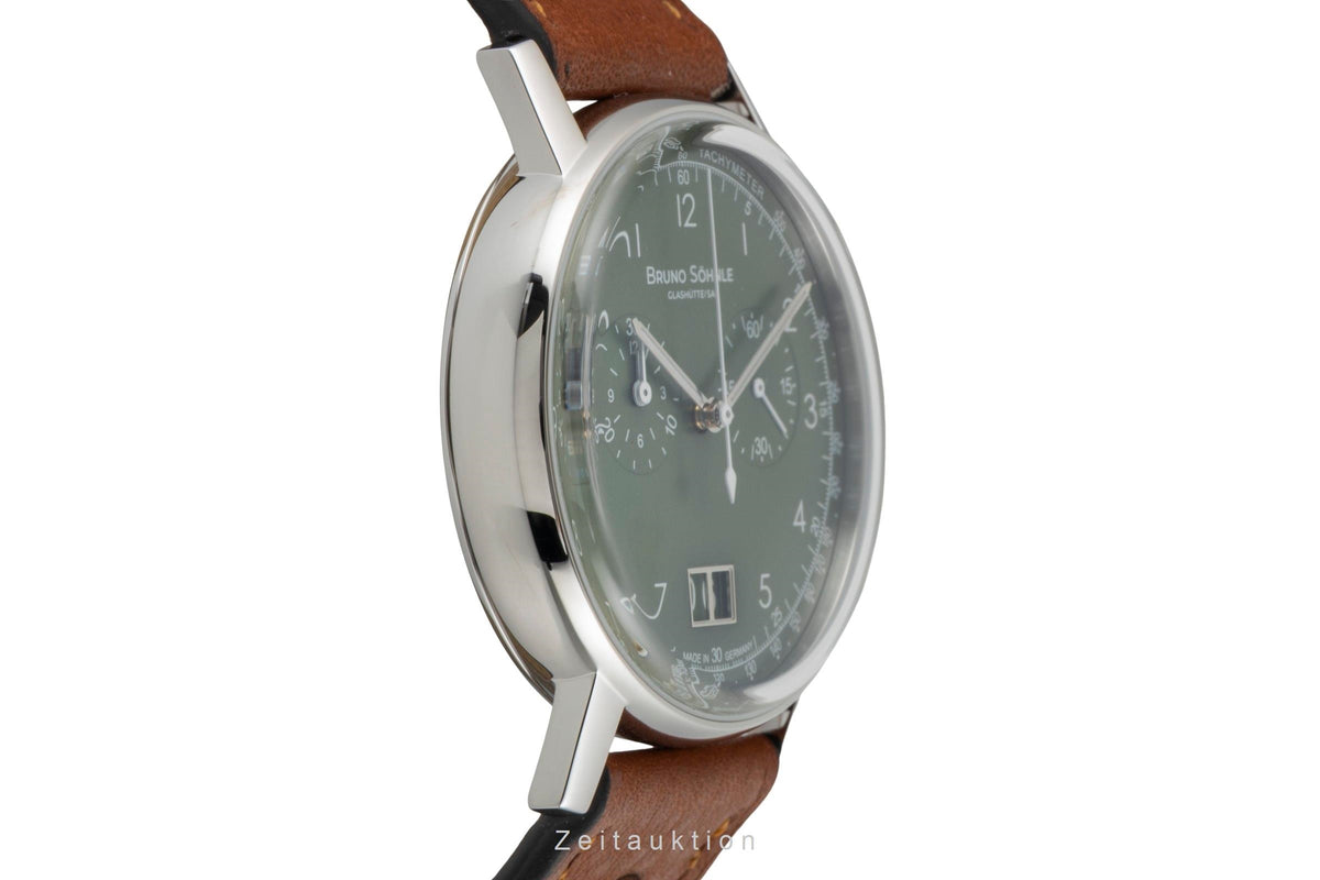 Bruno Söhnle Glashütte Bergamo Chronograph Stahl Quarz Herrenuhr 17-13237-431  [2605780]
