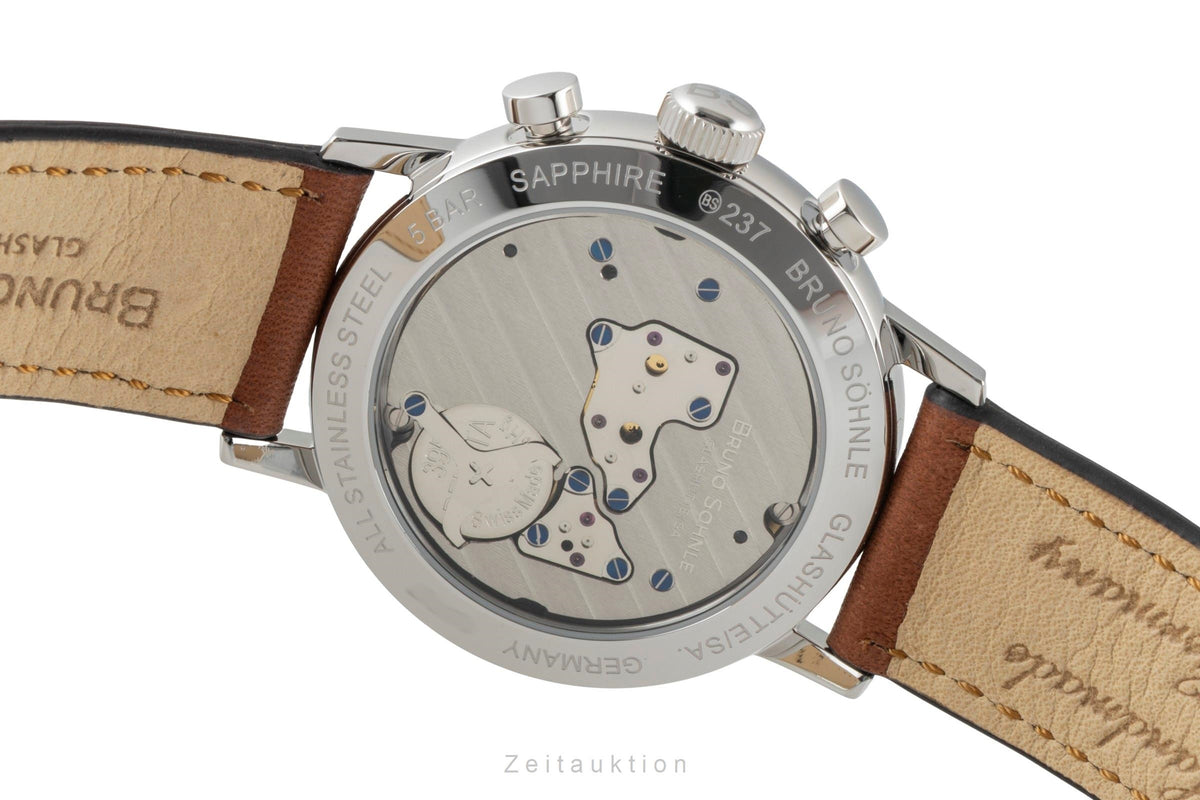 Bruno Söhnle Glashütte Bergamo Chronograph Stahl Quarz Herrenuhr 17-13237-431  [2605780]