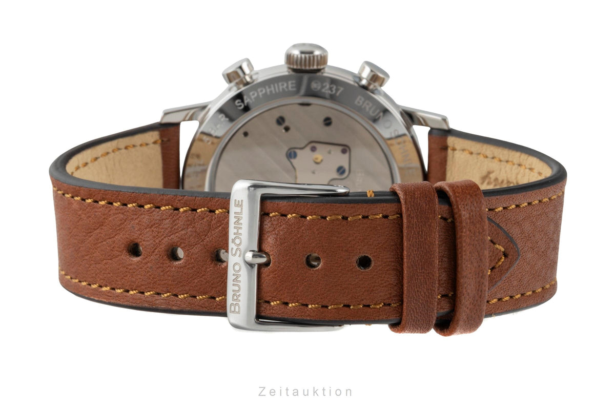 Bruno Söhnle Glashütte Bergamo Chronograph Stahl Quarz Herrenuhr 17-13237-431  [2605780]