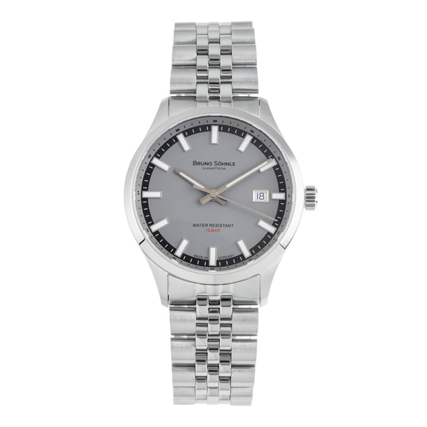 Bruno Söhnle Glashütte Turin Stahl Automatik Herrenuhr Ref 17-12230-840 B&P New  [2605781]