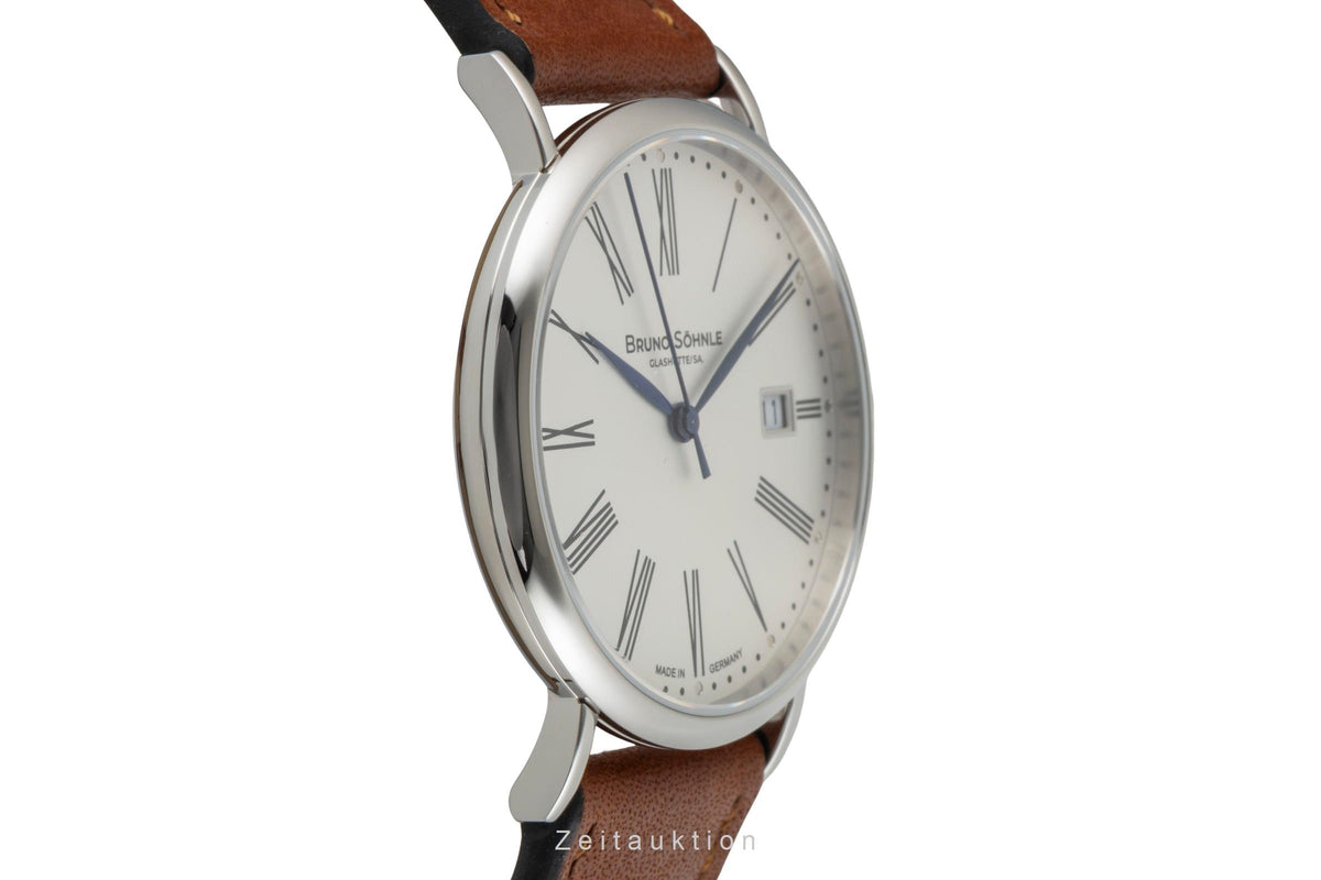 Bruno Söhnle Glashütte Nabucco steel quartz men's watch 17-13085-237  [2605782]