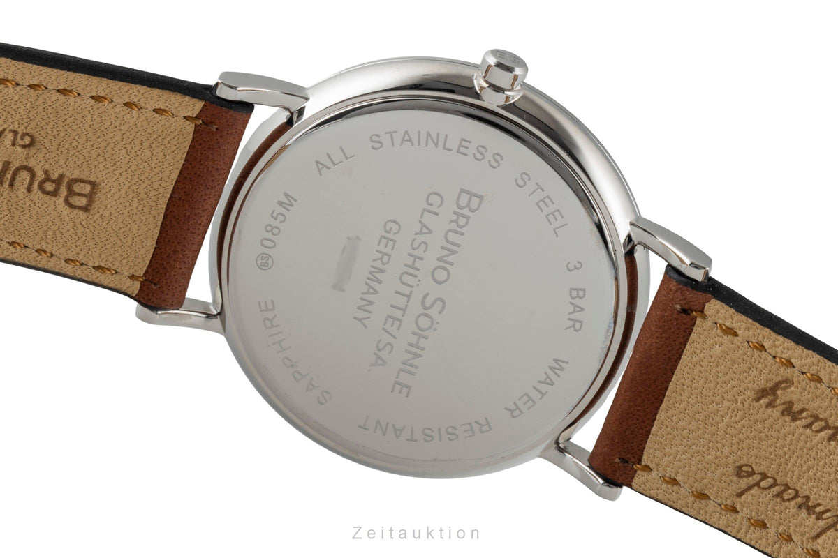 Bruno Söhnle Glashütte Nabucco steel quartz men's watch 17-13085-237  [2605782]