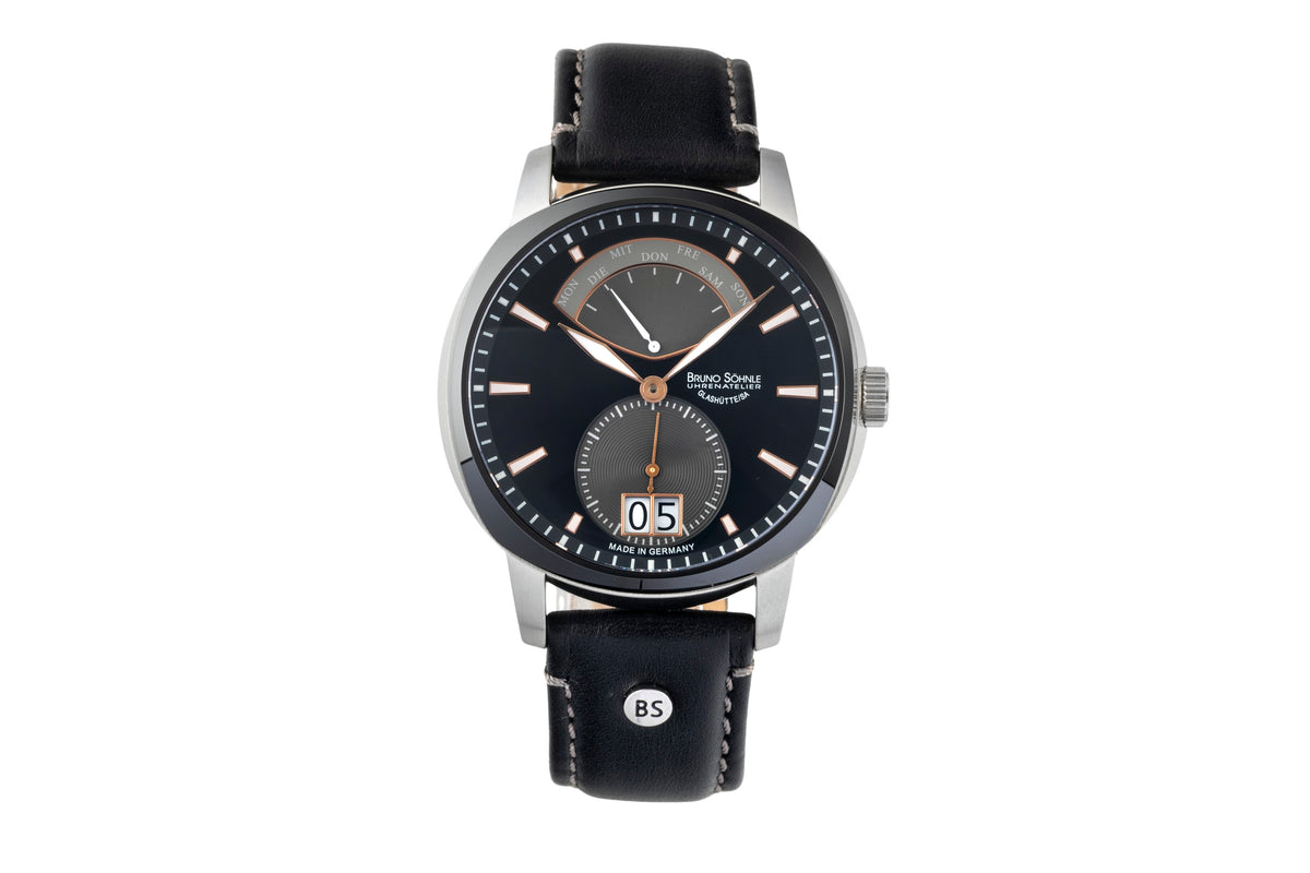 Bruno Söhnle Glashütte Facetta acier quartz montre pour hommes 17-73155-745 LP: 995EUR  [2605784]