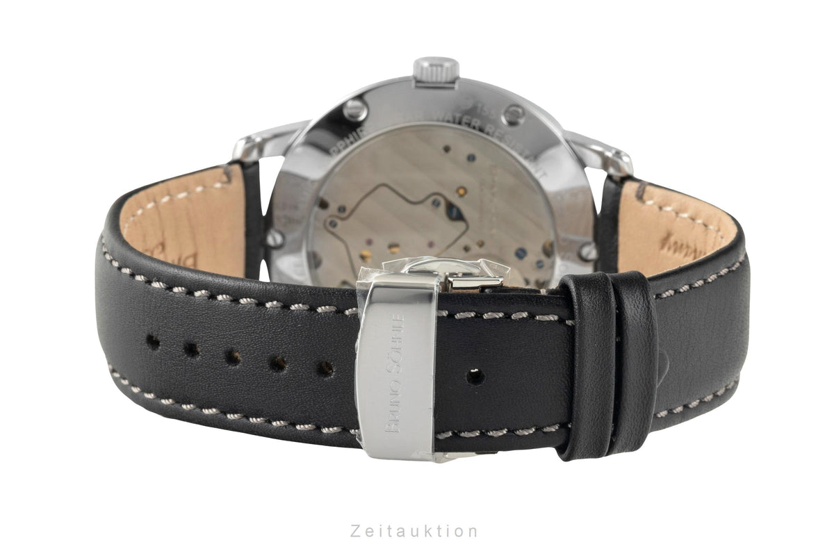 Bruno Söhnle Glashütte Facetta Edelstahl Quarz Herrenuhr Ref. 17-73155-745  [2605784]