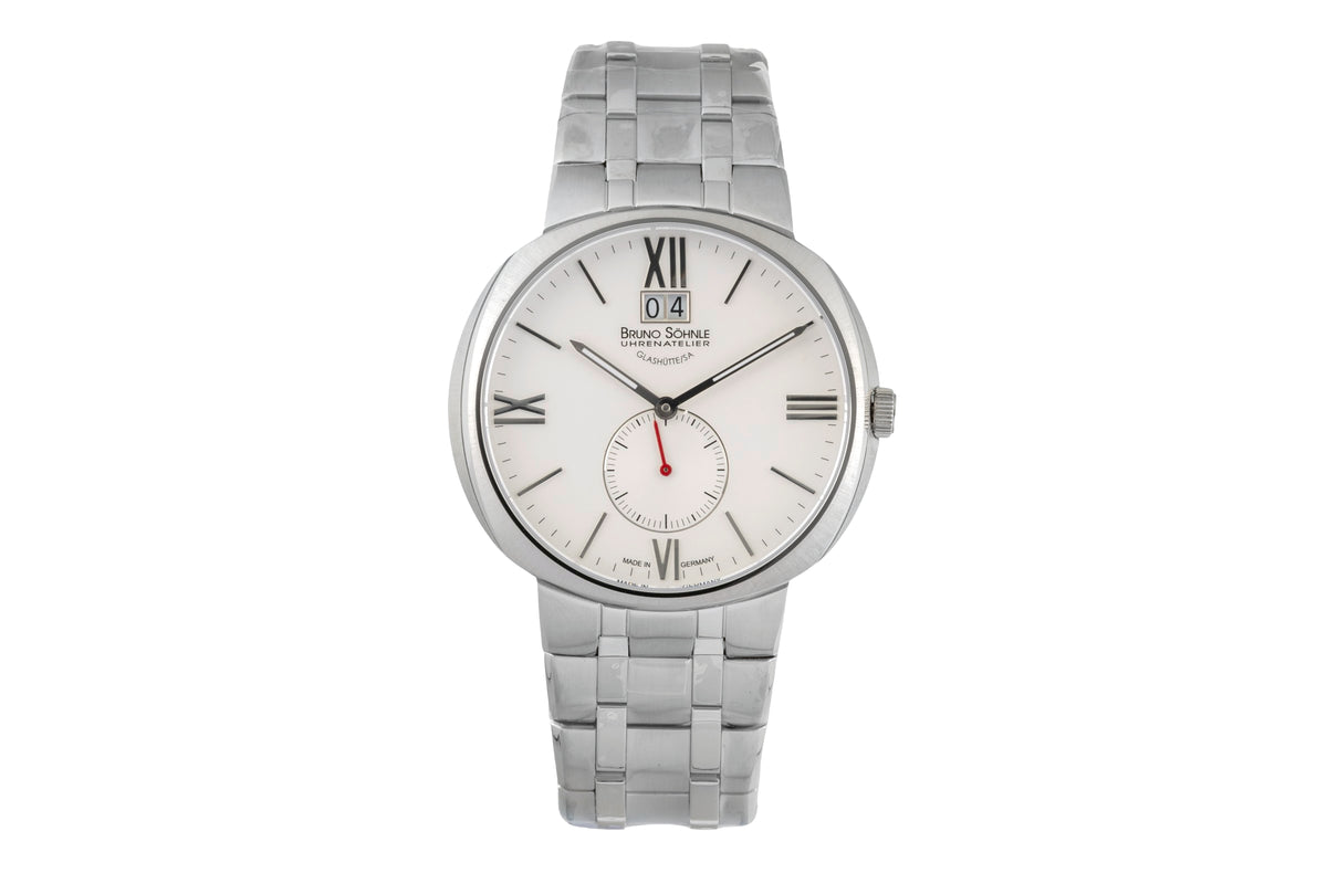 Bruno Söhnle Glashütte Facetta acier quartz montre pour hommes 17-13151-232 LP: 785EUR  [2605785]