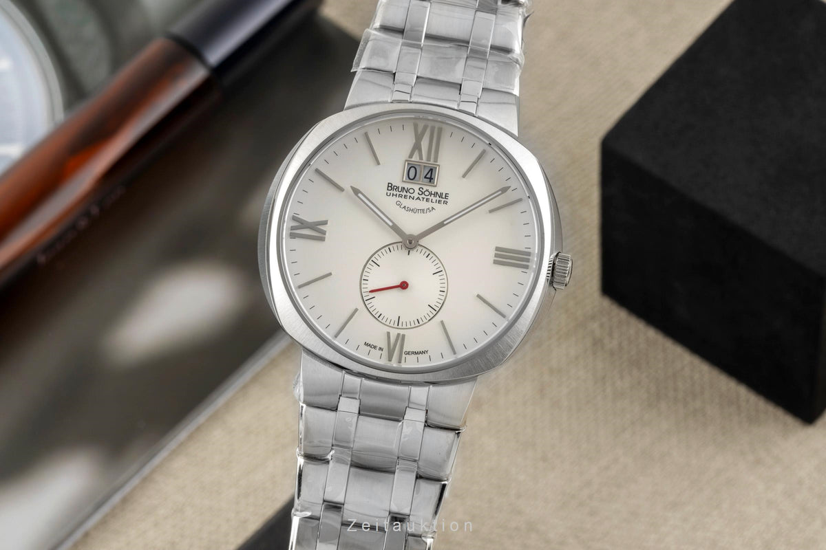 Bruno Söhnle Glashütte Facetta acier quartz montre pour hommes 17-13151-232 LP: 785EUR  [2605785]