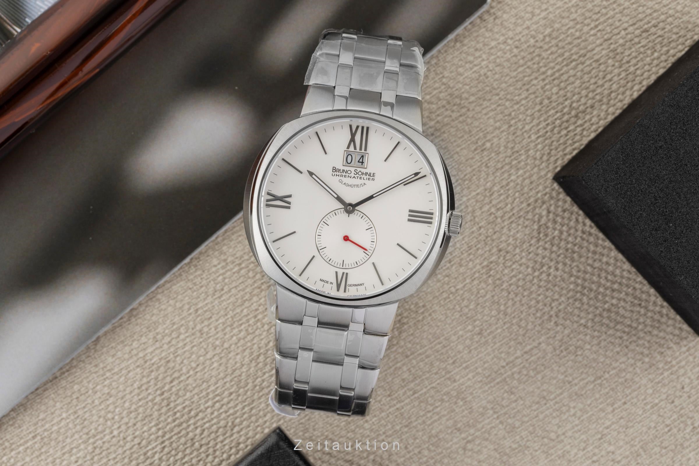 Bruno Söhnle Glashütte Facetta steel quartz Ref. 17-13151-232