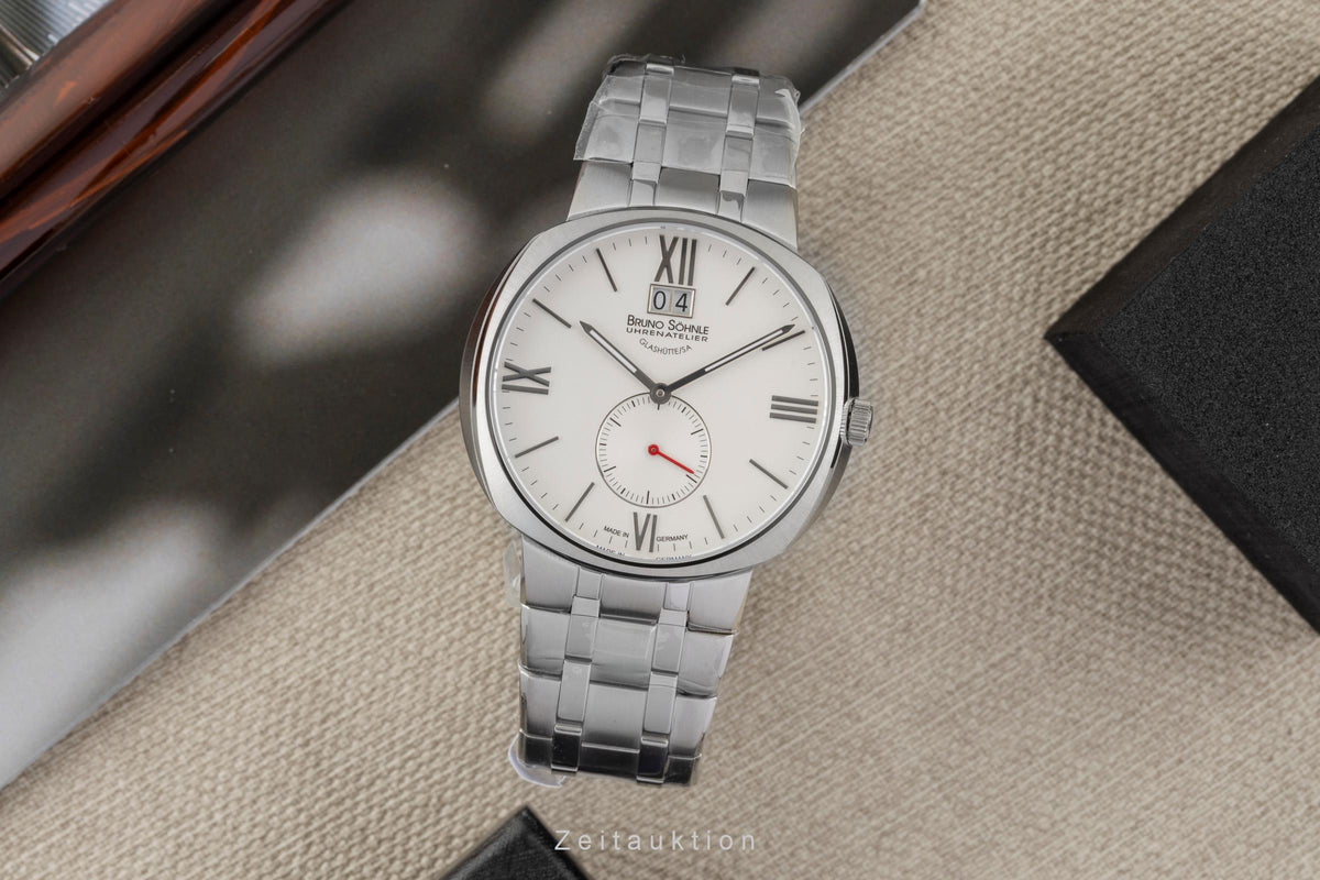 Bruno Söhnle Glashütte Facetta acier quartz montre pour hommes 17-13151-232 LP: 785EUR  [2605785]