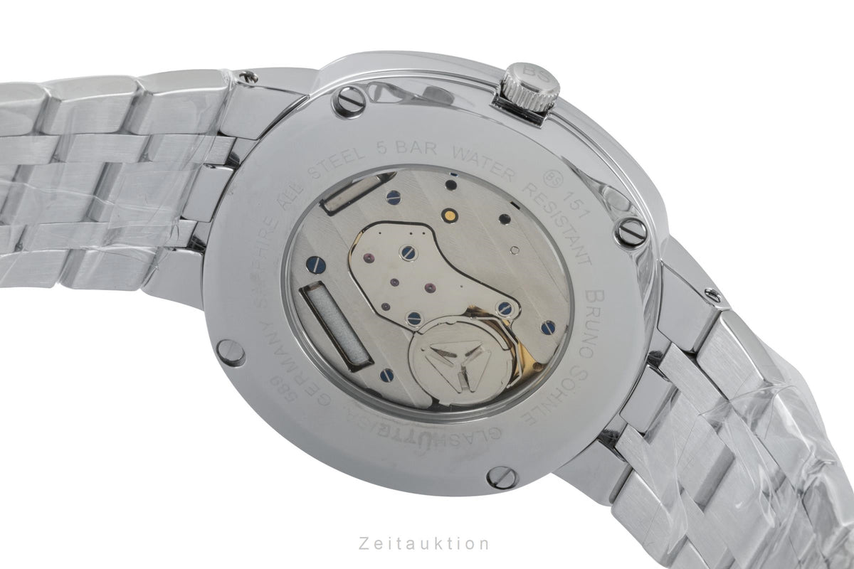 Bruno Söhnle Glashütte Facetta acier quartz montre pour hommes 17-13151-232 LP: 785EUR  [2605785]
