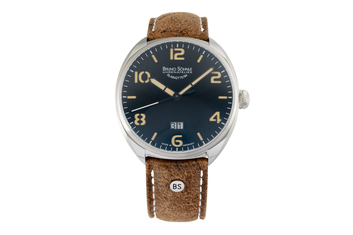 Bruno Söhnle Glashütte La Spezia II acier quartz montre pour hommes 17-13209-761 LP: 725EUR  [2605786]