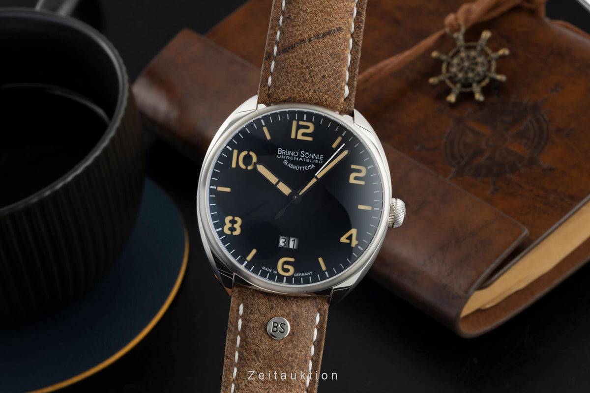 Bruno Söhnle Glashütte La Spezia II acero cuarzo reloj para caballeros 17-13209-761 LP: 725EUR  [2605786]