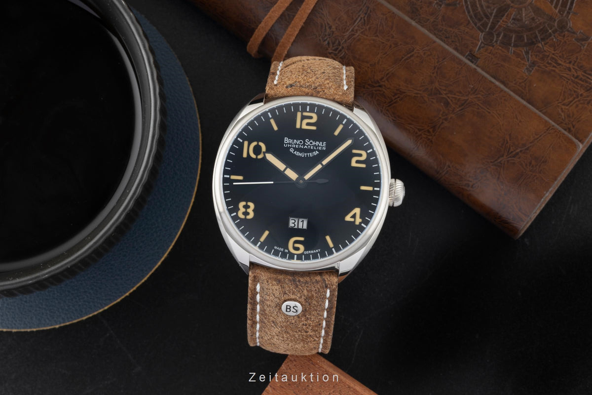 Bruno Söhnle Glashütte La Spezia II acero cuarzo reloj para caballeros 17-13209-761 LP: 725EUR  [2605786]