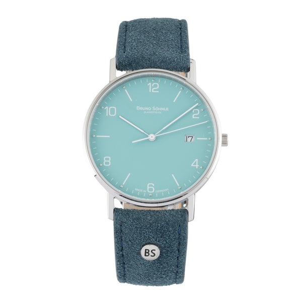 Bruno Söhnle Glashütte Rondo Petrol Edelstahl Herrenuhr Medium Ref. 17-13105-421 [2605787]