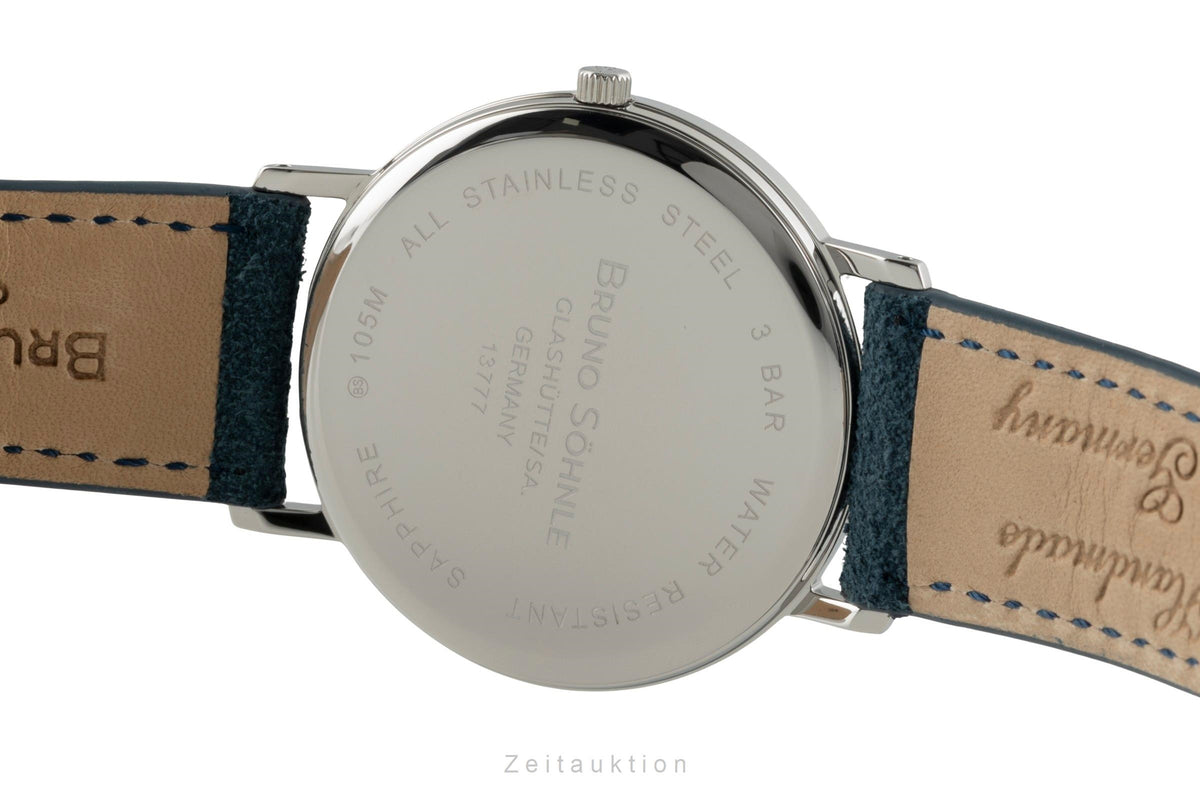 Bruno Söhnle Glashütte Rondo Petrol Edelstahl Herrenuhr Medium Ref. 17-13105-421 [2605787]