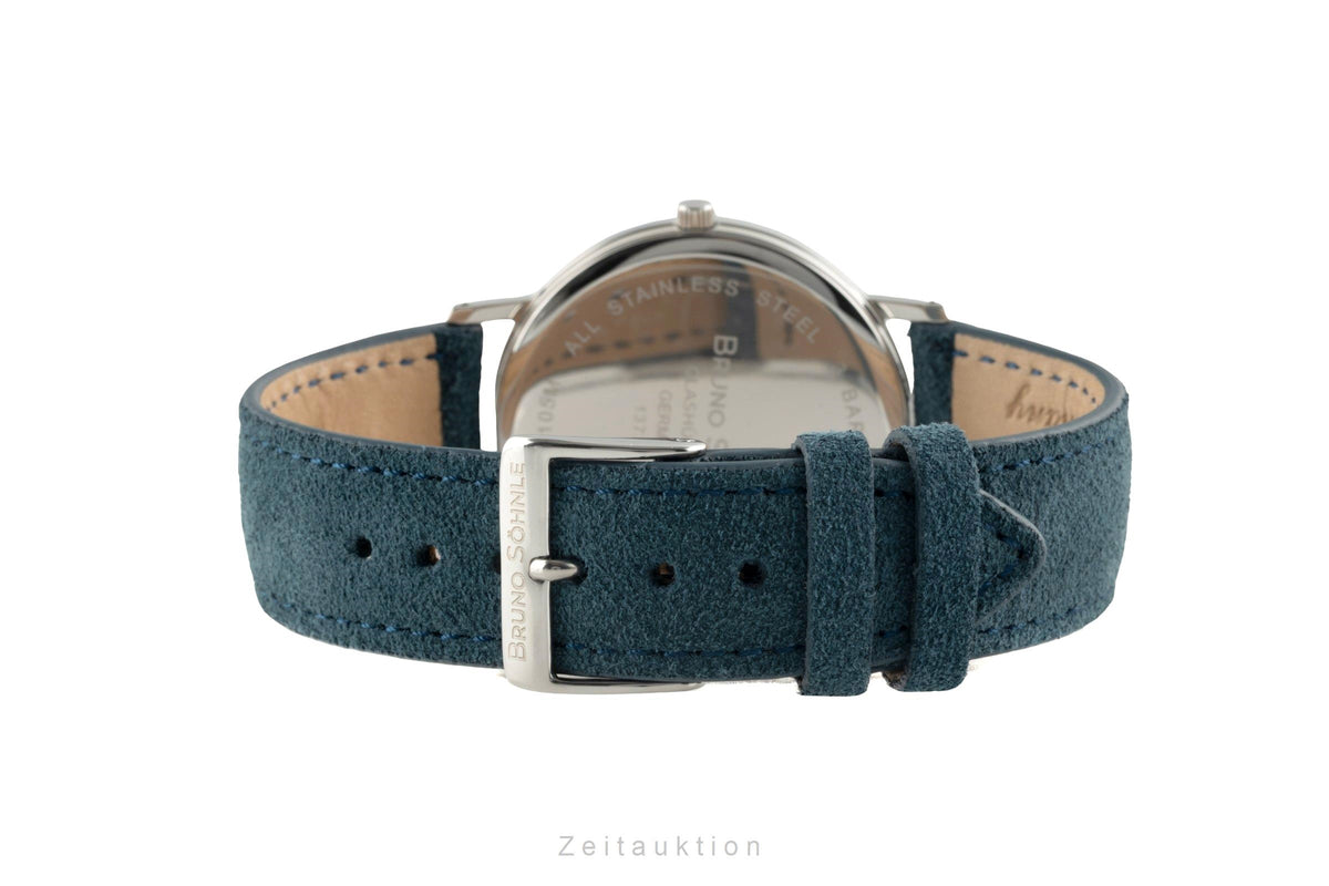 Bruno Söhnle Glashütte Rondo Petrol Edelstahl Herrenuhr Medium Ref. 17-13105-421 [2605787]