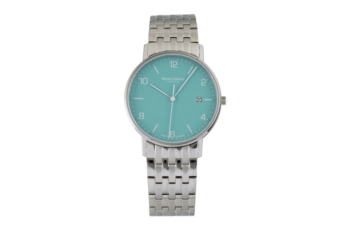 Bruno Söhnle Glashütte Rondo acier quartz montre pour hommes 17-13105-422 LP: 595EUR  [2605788]