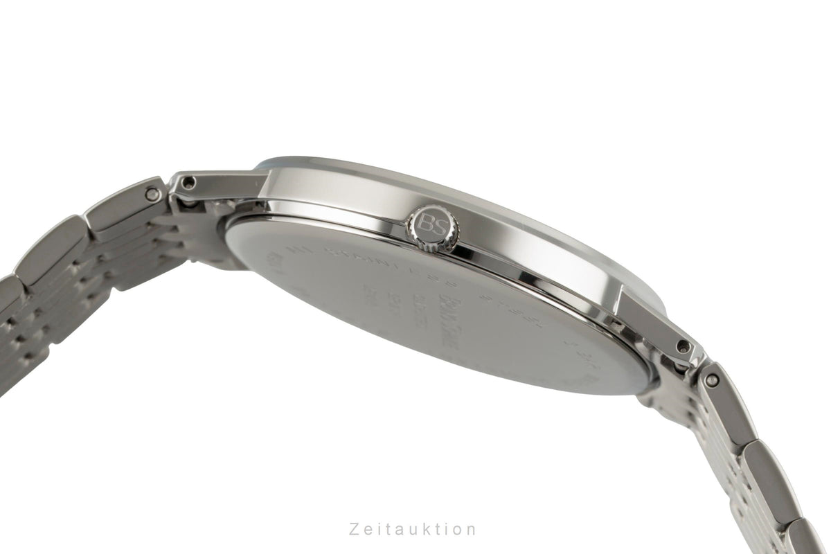 Bruno Söhnle Glashütte Rondo Petrol Stahl Quarz Herrenuhr Ref. 17-13105-422  [2605788]