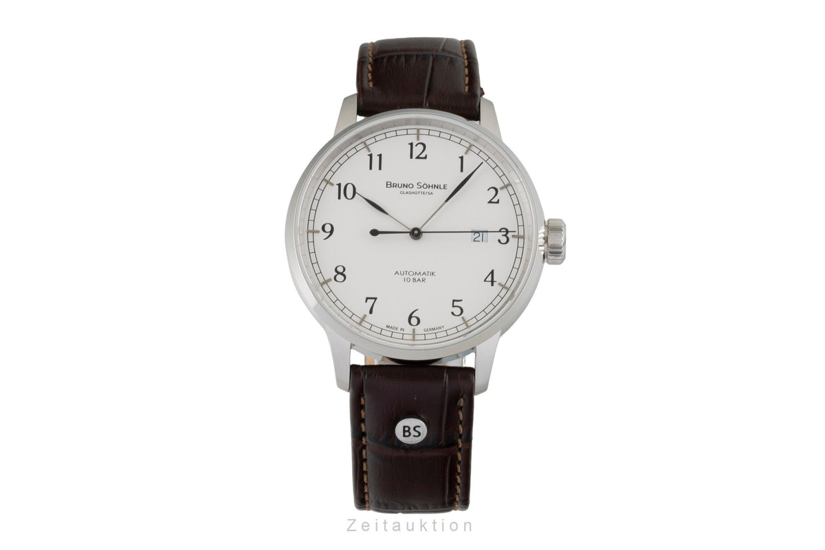 Bruno Söhnle Glashütte Hamburg Automatik Big Automatik Herrenuhr 17-12203-221 [2605789]