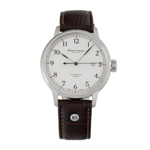 Bruno Söhnle Glashütte Hamburg Automatik Big Automatik Herrenuhr 17-12203-221 [2605789]