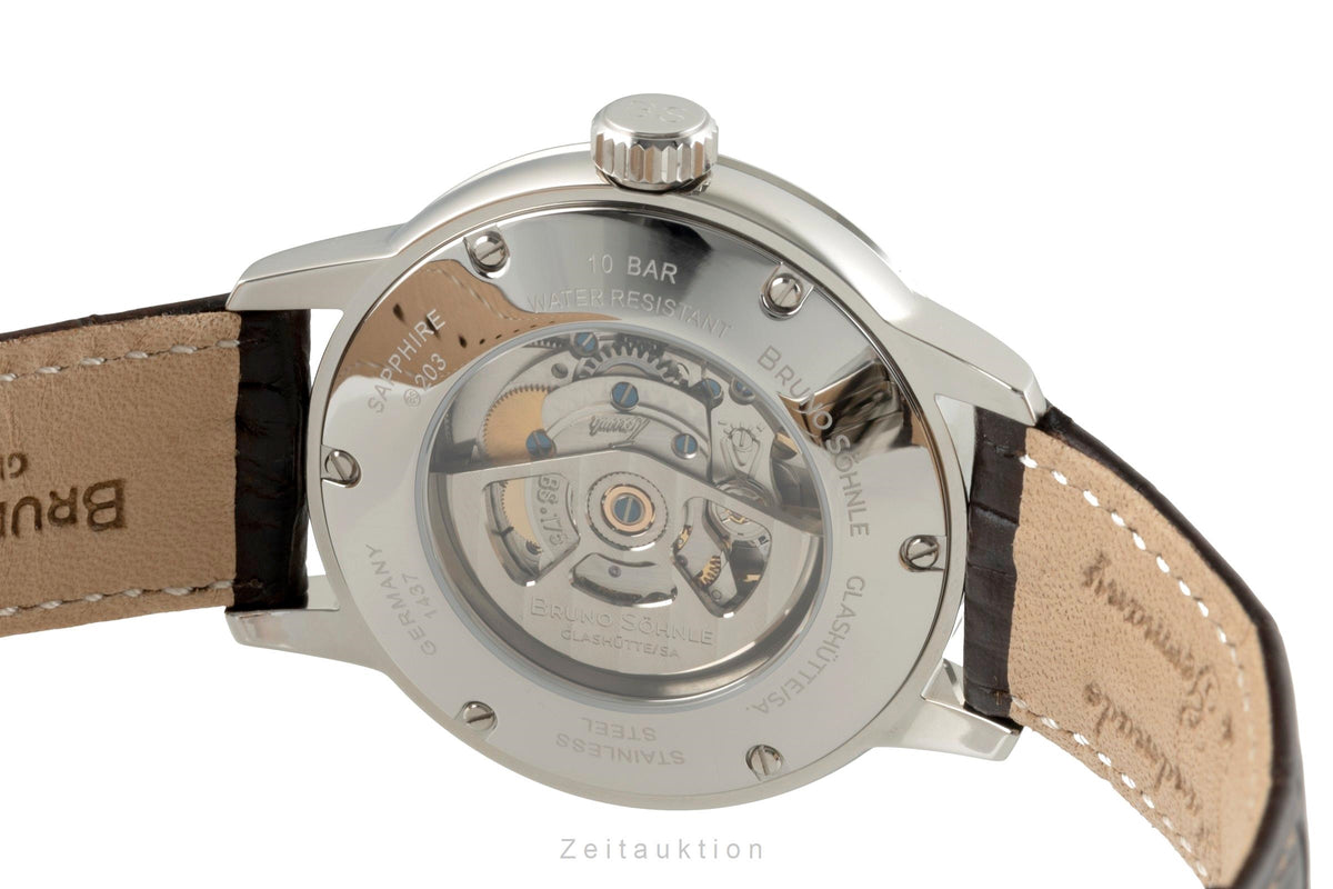Bruno Söhnle Glashütte Hamburg Automatik Big Automatik Herrenuhr 17-12203-221 [2605789]