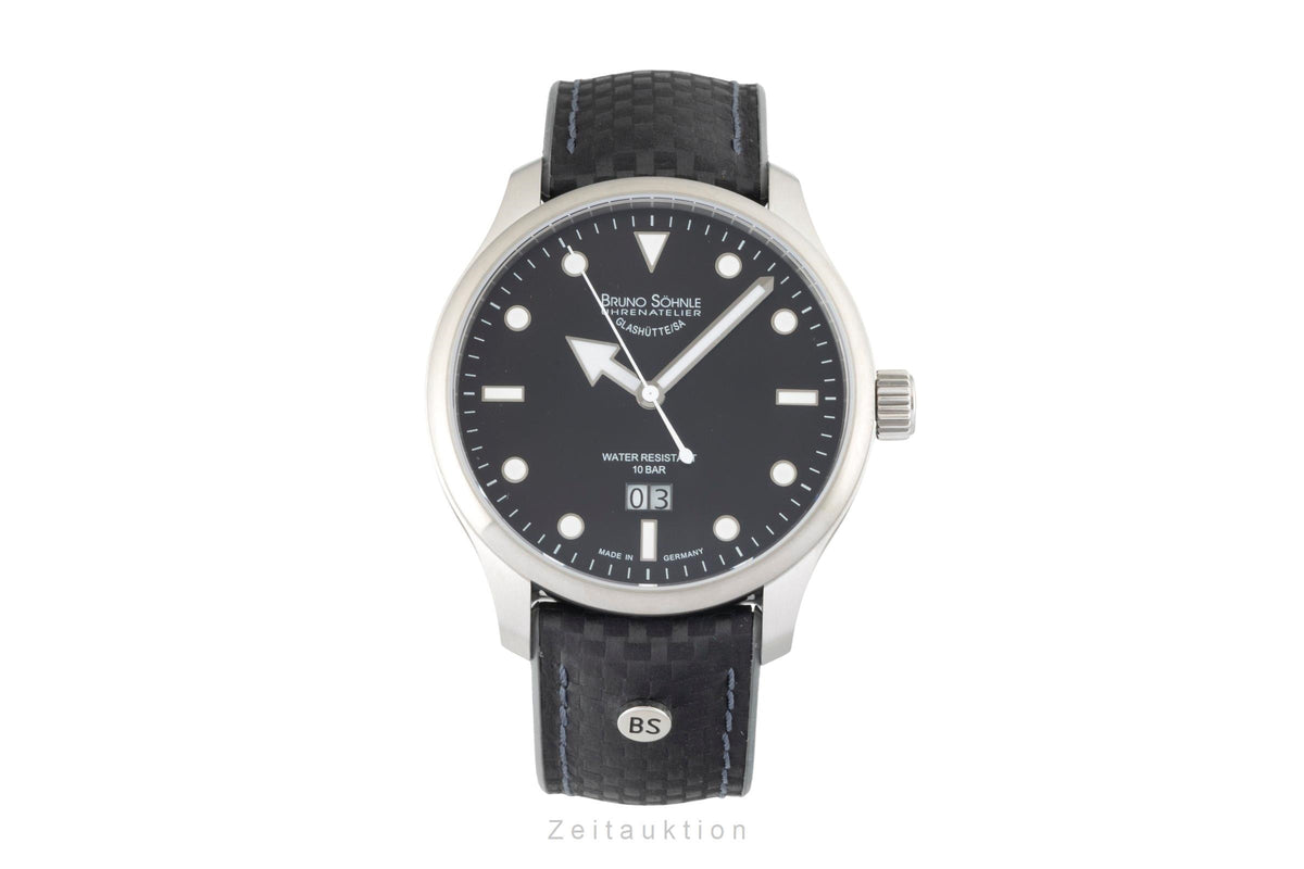 Bruno Söhnle Glashütte Triest Sport acciaio quarzo orologio da uomo 17-73222-761 LP: 995EUR  [2605790]