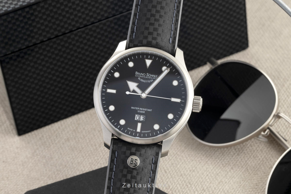 Bruno Söhnle Glashütte Triest Sport acciaio quarzo orologio da uomo 17-73222-761 LP: 995EUR  [2605790]