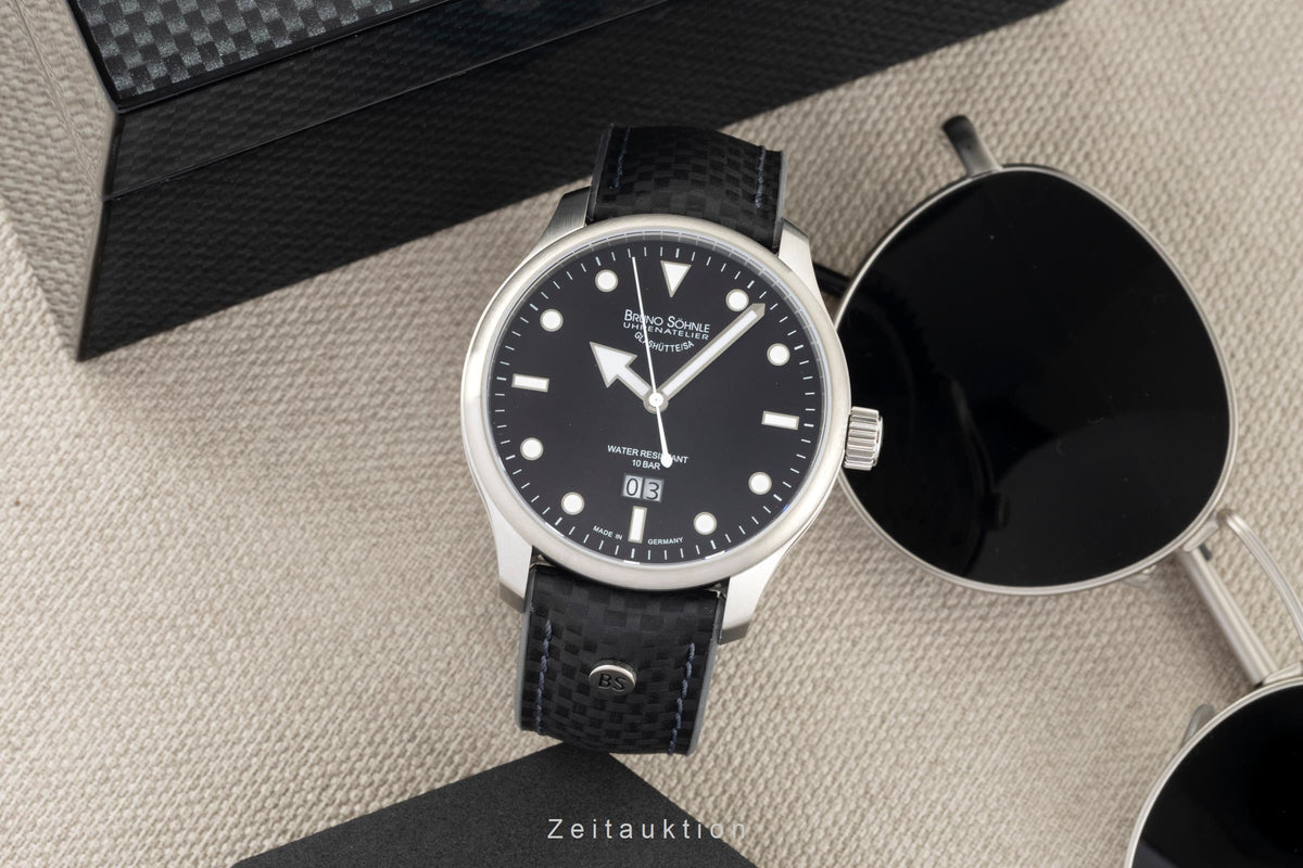 Bruno Söhnle Glashütte Triest Sport acciaio quarzo orologio da uomo 17-73222-761 LP: 995EUR  [2605790]