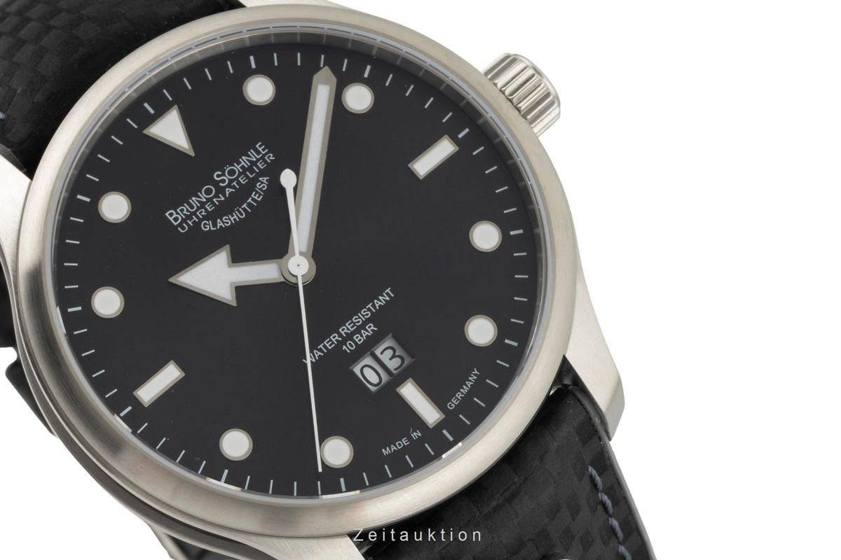 Bruno Söhnle Glashütte Triest Sport acciaio quarzo orologio da uomo 17-73222-761 LP: 995EUR  [2605790]
