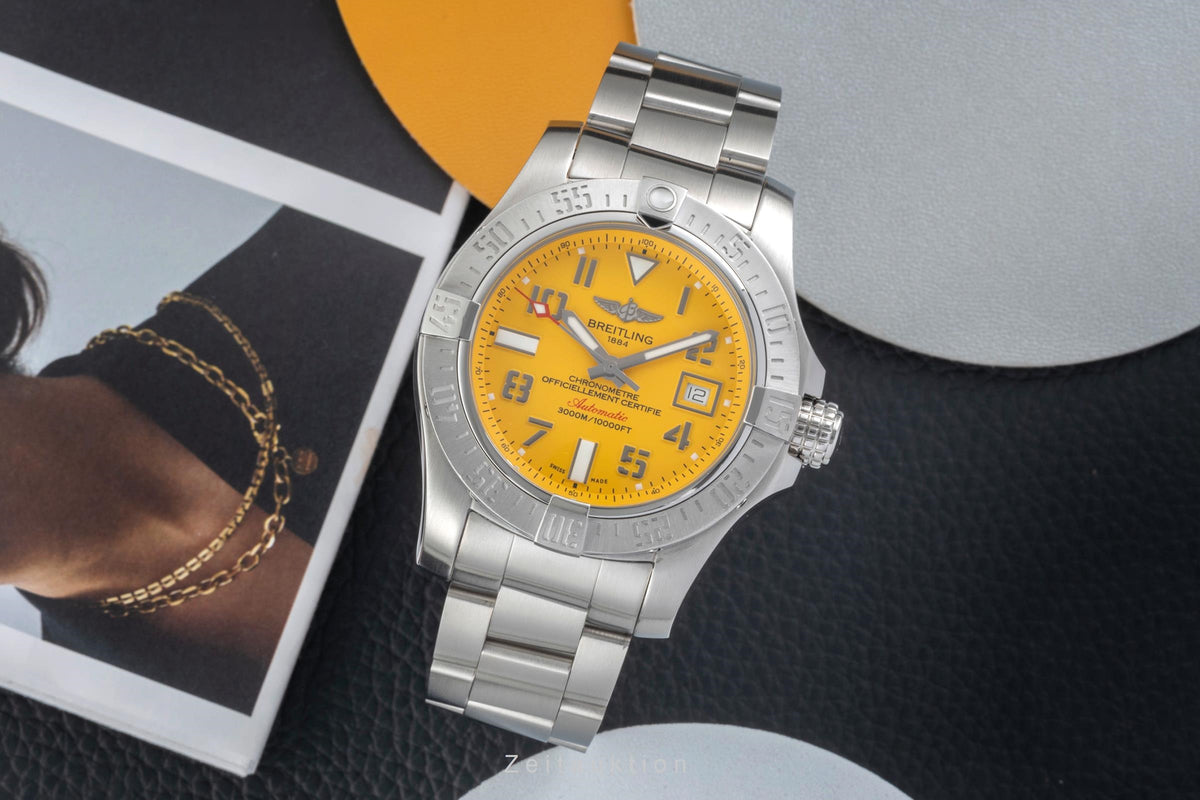 Breitling Avenger II Seawolf acciaio automatismo orologio da uomo A1733110/I519  [2605794]