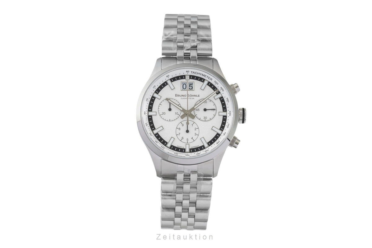 Bruno Söhnle Glashütte Turin Chronograph Stahl Quarz Herrenuhr Ref. 17-13229-240 [2605796]