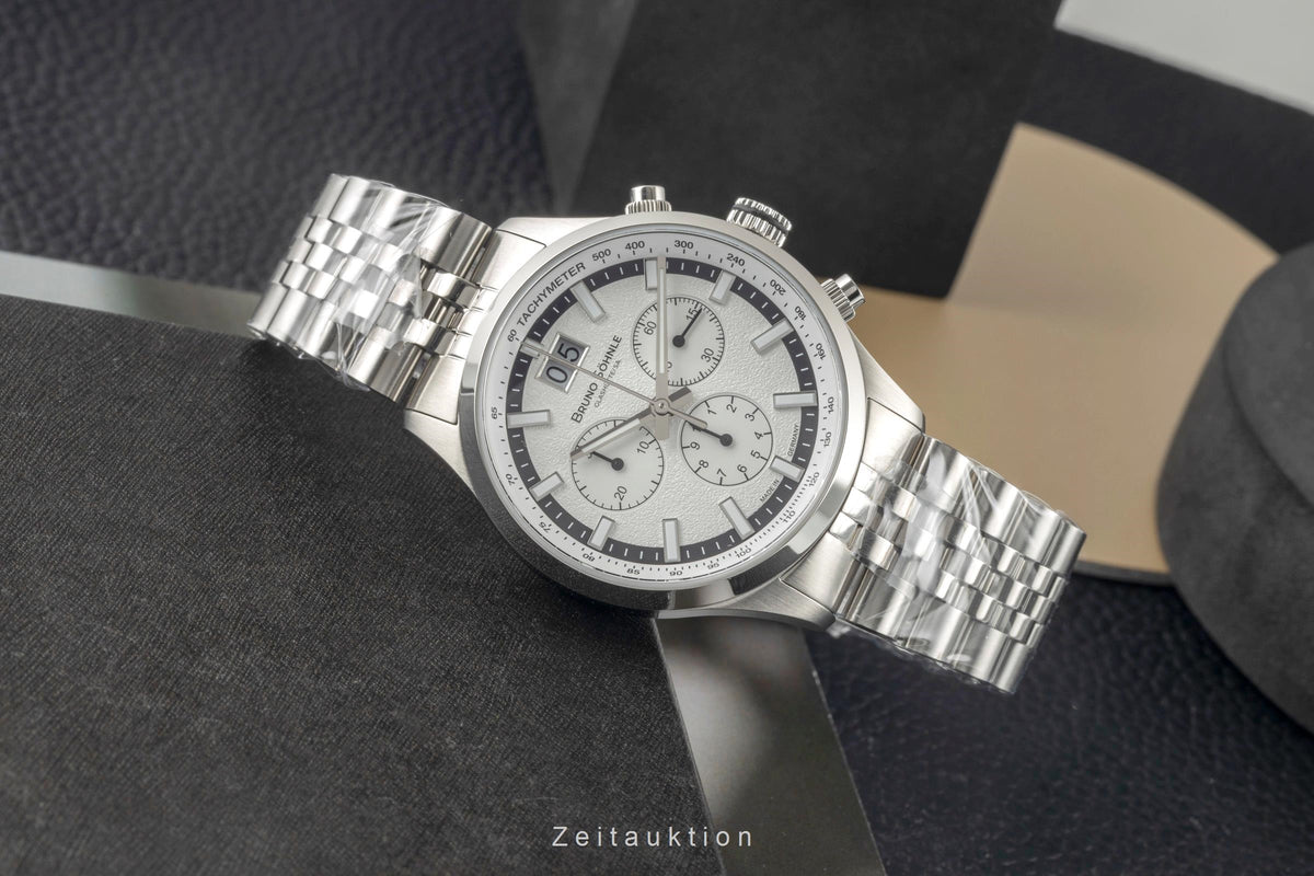 Bruno Söhnle Glashütte Turin Chronograph Stahl Quarz Herrenuhr Ref. 17-13229-240 [2605796]