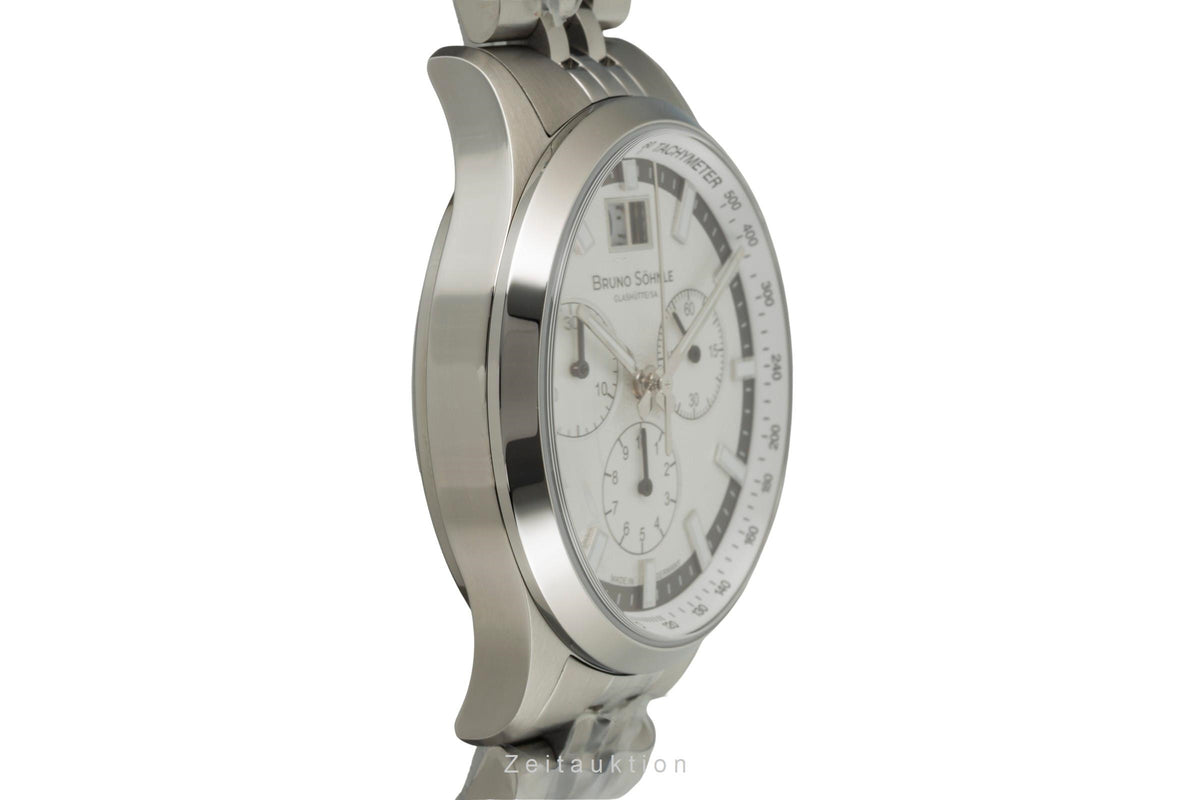 Bruno Söhnle Glashütte Turin Chronograph Stahl Quarz Herrenuhr Ref. 17-13229-240 [2605796]
