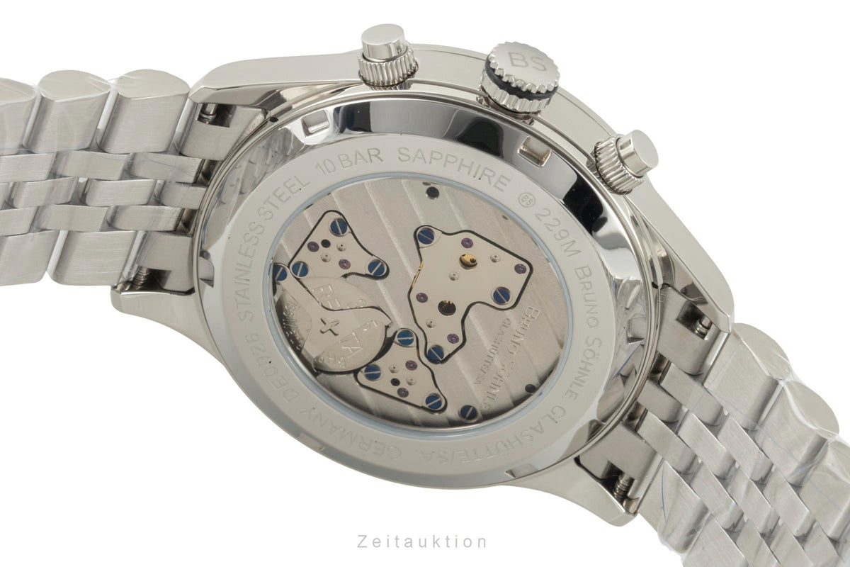Bruno Söhnle Glashütte Turin Chronograph Stahl Quarz Herrenuhr Ref. 17-13229-240 [2605796]